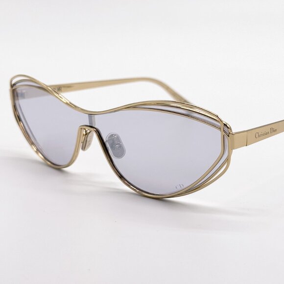 NEW DIOR SUNGLASSES, WOMEN DIOR FILDIOR M1U B0A4 SILVER GOLD METAL EYEWEAR - Picture 5 of 12